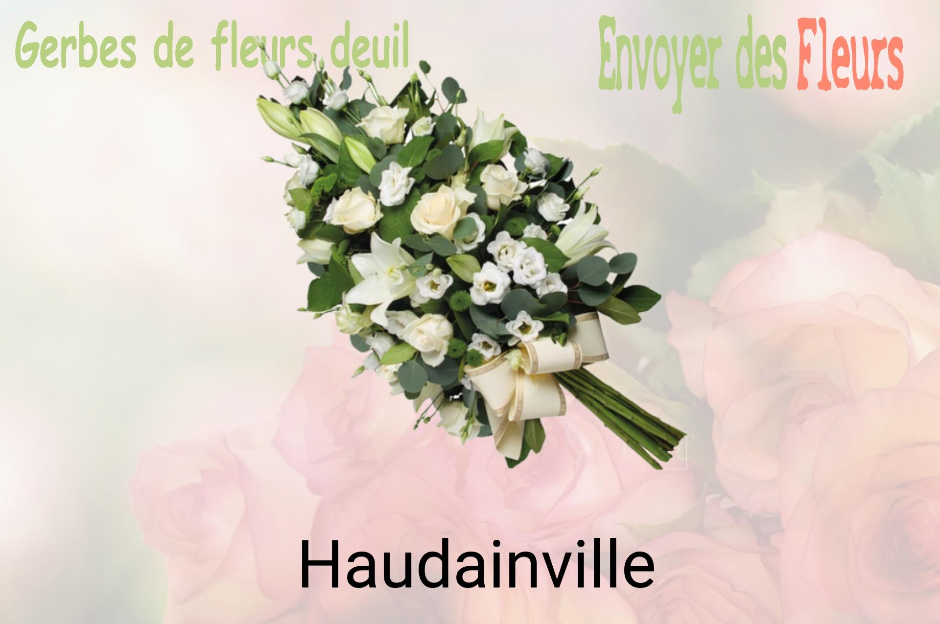 Gerbe de fleurs de deuil livrée à Haudainville